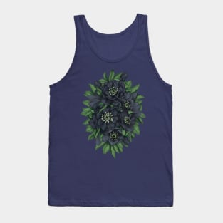 Roses in the Dark Bouquet Tank Top